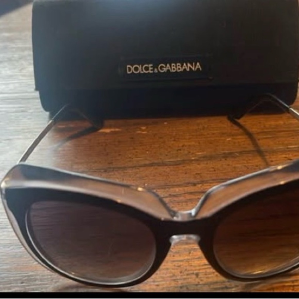 Dolce & Gabbana Brown Gradient Sunglasses